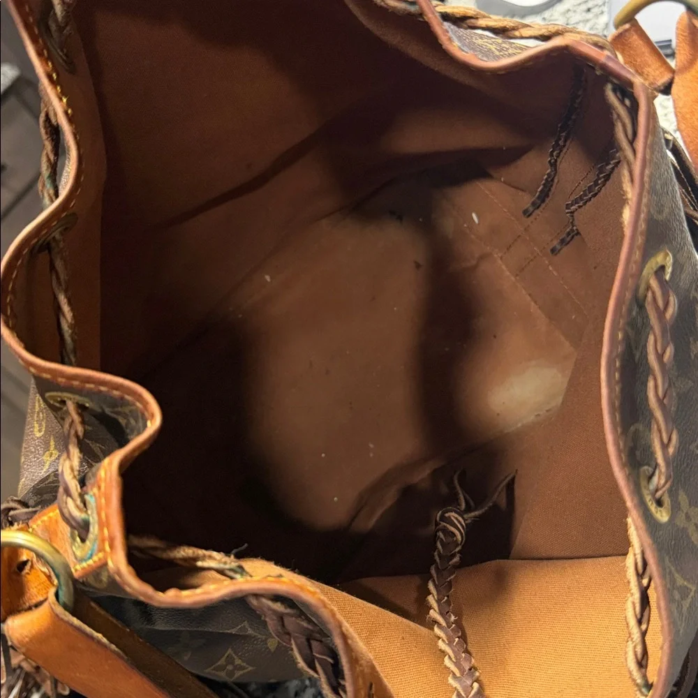 Louis Vuitton Brown Monogram Fringe Bucket Hobo - Picture 7 of 16